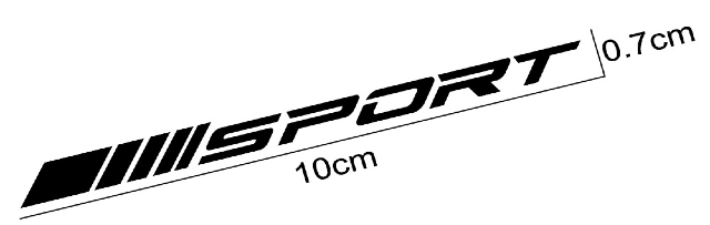Naljepnica za auto - Sport