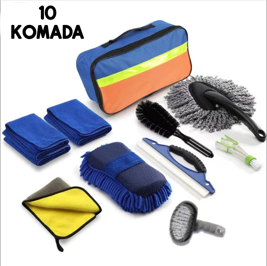 1(1) Set za čišćenje automobila - 10 u 1