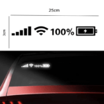 Naljepnica za auto - Battery is on