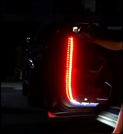 LED svjetla za vrata automobila - crvena/bijela