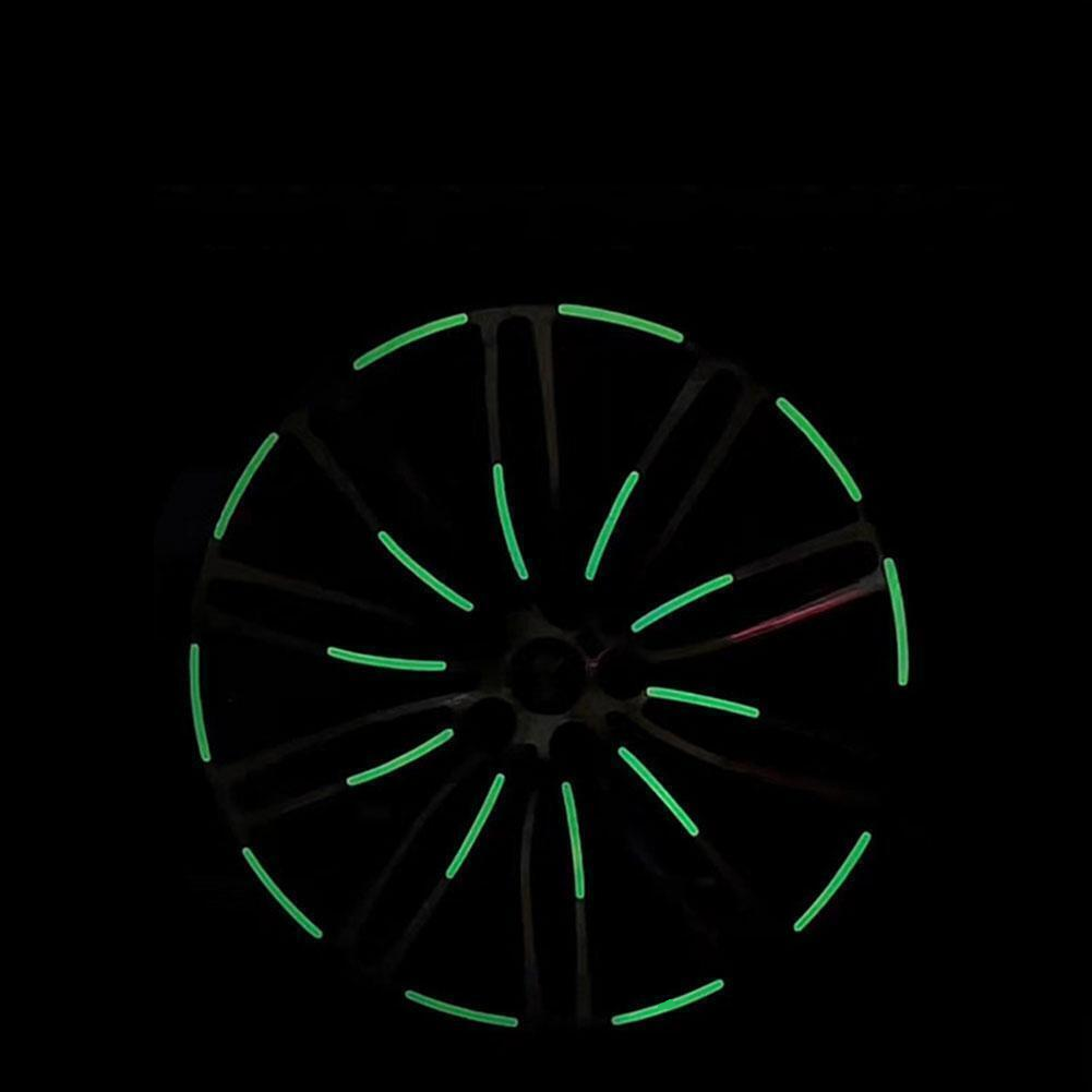 Fluorescentne naljepnice za automobilsku felgu