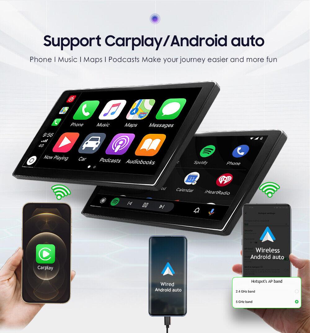 Auto radio sa ekranom sa 7-inčnim ekranom, podrškom za bežični Apple CarPlay i Android Auto