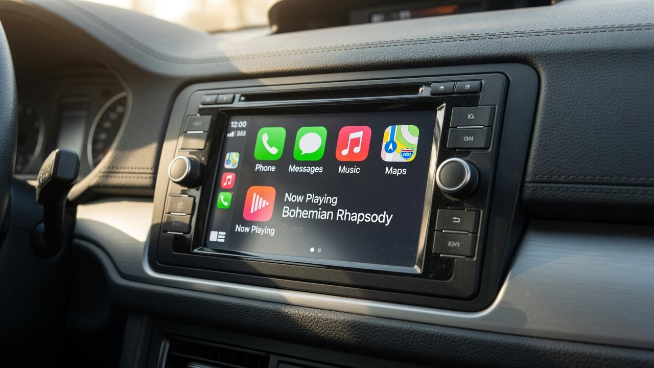 Carplay i android auto radio 2 din