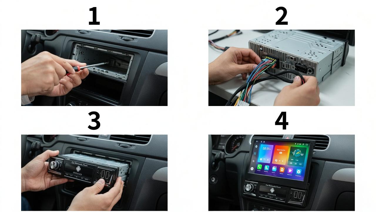 Ugradnja auto radija u 4 koraka – skidanje starog radija, spajanje kabela, umetanje novog uređaja i finalno testiranje