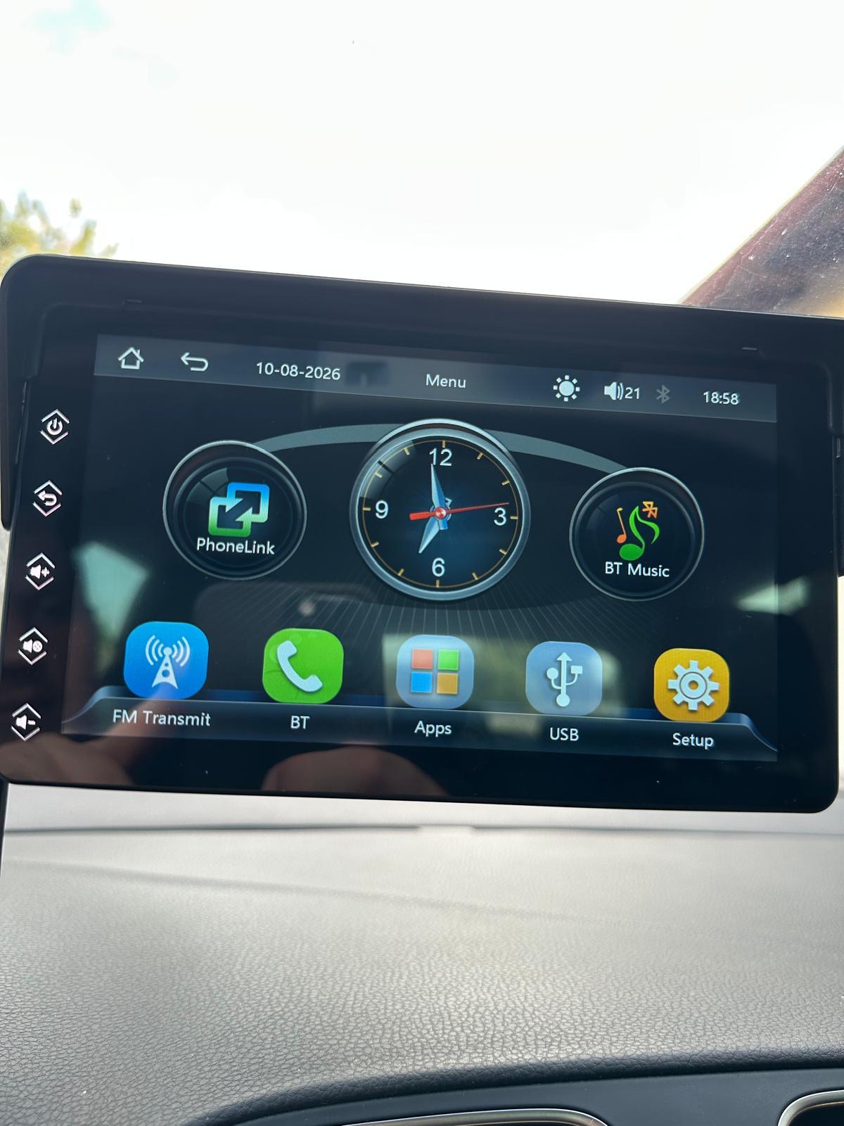 Početni zaslon carplay multimedije prije spajanja